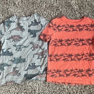 5T boys dinosaur shirts